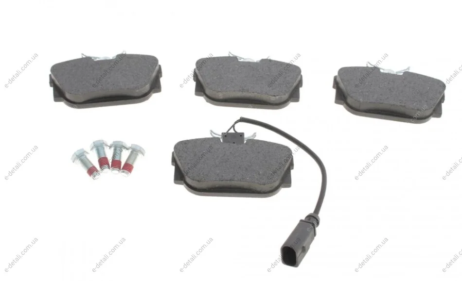 Колодки тормозные (задние) VW T4 98-00 (Trw) (с датчиками) Delphi LP1541 (фото 1)