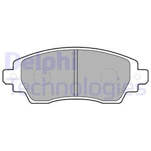 Тормозные колодки, дисковые Delphi LP1560