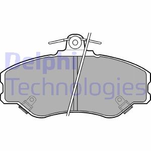 Тормозные колодки, дисковые Delphi LP1599