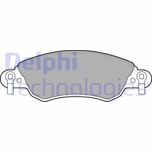 Тормозные колодки, дисковые Delphi LP1656