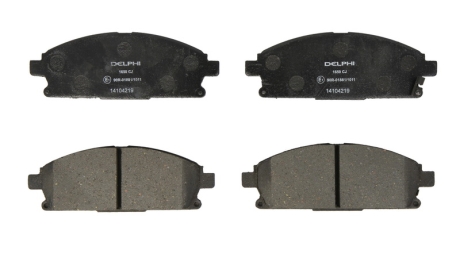 Тормозные колодки, дисковые Delphi LP1659