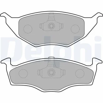 Тормозные колодки дисковые AUDI/VW A2/Lupo "F "99>> Delphi LP1675