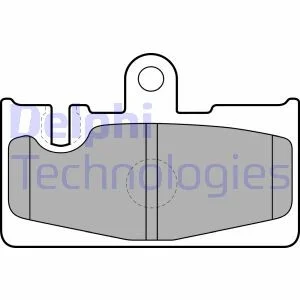 Тормозные колодки дисковые TOYOTA Land Cruiser Prado (J120) "R "00>> Delphi LP1690