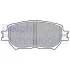 Колодки тормозные (передние) Toyota Camry 01-06 (Akebono) Delphi LP1738 (фото 1)