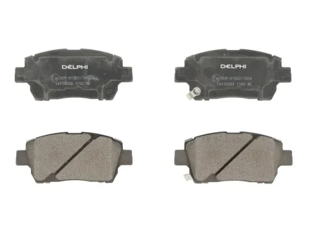 Тормозные колодки дисковые TOYOTA Corolla/Prius/Yaris "F "99-09 Delphi LP1742
