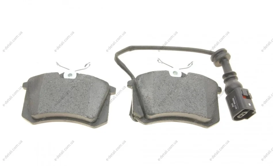 Колодки тормозные (задние) VW Polo 01-/Skoda Fabia 99-08/Seat Cordoba/Ibiza 02-09 (Trw) (+ датчик) Delphi LP1815 (фото 1)