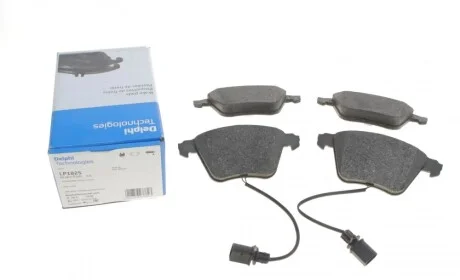 Колодки тормозные (передние) Audi A6 97-05 (+ датчик) (Continental) Delphi LP1825