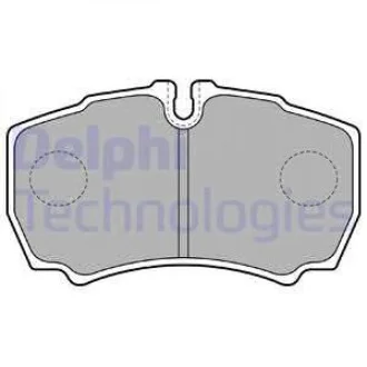 Колодки гальмівні (задні) Ford Transit/Transit Connect/Transit Tourneo 06-14 (+датчики) Delphi LP1826