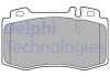 Тормозные колодки, дисковые Delphi LP1828 (фото 1)