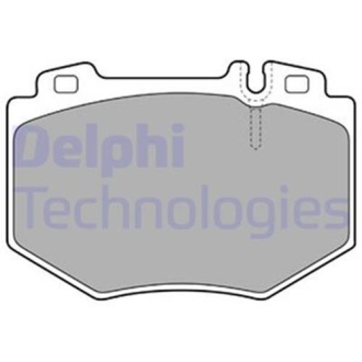 Тормозные колодки дисковые MERCEDES S(W220) "F "98-05 Delphi LP1851