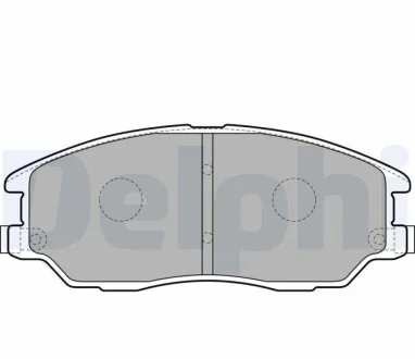 Колодки гальмівні (передні) Hyundai Terracan 01-06/Ssangyong Rexton 02- Delphi LP1857
