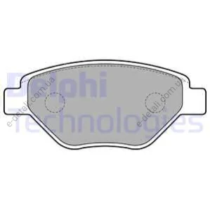 Колодки тормозные (передние) Renault Megane II 1.4 02- Delphi LP1866 (фото 1)