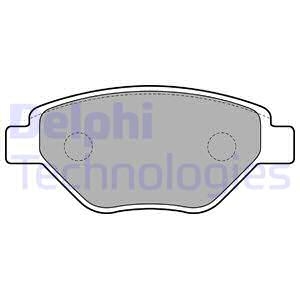 Тормозные колодки, дисковые Delphi LP1866 (фото 1)