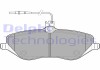 Тормозные колодки дисковые CITROEN/PEUGEOT C5/C6/607/407 "F "04>> Delphi LP1891 (фото 1)