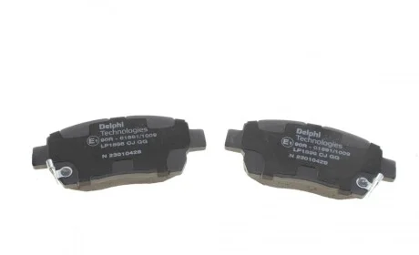 Колодки гальмівні (передні) Toyota Corolla 01-08/Prius 00-04/Yaris 99-05 Delphi LP1896