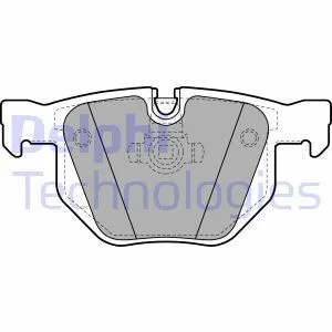 Тормозные колодки дисковые BMW 5(E60)/6(E63) "R "02>> Delphi LP1927