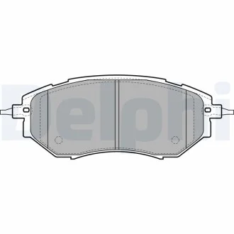 Тормозные колодки дисковые SUBARU Forester/Legacy/Outback/Tribeca "F "04>> Delphi LP1941