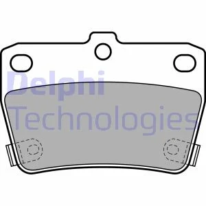 Тормозные колодки, дисковые Delphi LP1942