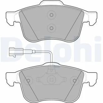 DELPHI FIAT гальмів.колодки передн.Alfa Romeo 159 05- Delphi LP1959
