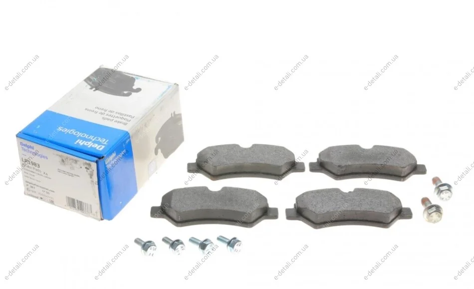Колодки тормозные (задние) MB Sprinter OM651/OM642/OM646/M271/VW Crafter 06- (Bosch) Delphi LP1983 (фото 1)