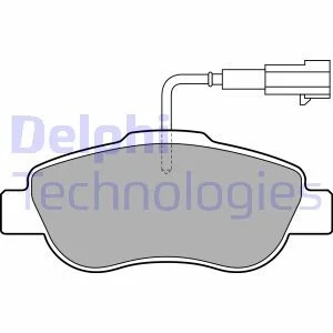 Тормозные колодки, дисковые Delphi LP2014
