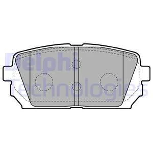 Тормозные колодки, дисковые Delphi LP2051