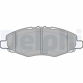 Тормозные колодки, дисковые Delphi LP2059