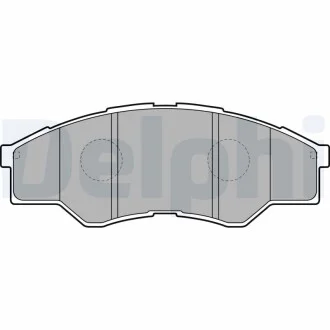 Тормозные колодки, дисковые Delphi LP2060