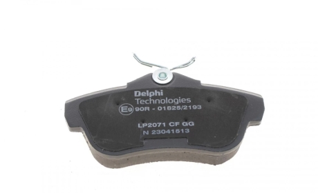 Гальмівні колодки, дискові Delphi LP2071 (фото 1)