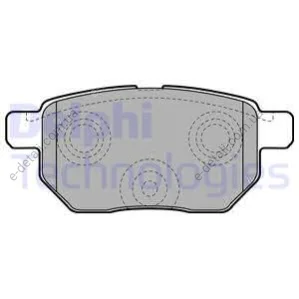 Колодки гальмівні (задні) Lexus CT/Toyota Prius/Yaris 08- Delphi LP2105 (фото 1)