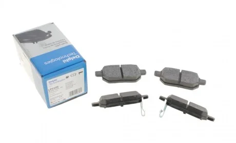 Колодки тормозные (задние) Lexus CT/Toyota Prius/Yaris 08- Delphi LP2105