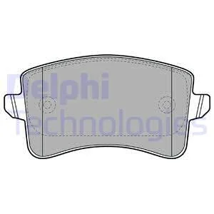 Гальмівні колодки, дискові Delphi LP2106
