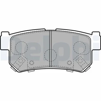 Комплект гальмівних колодок, дискове гальмо Delphi LP2127