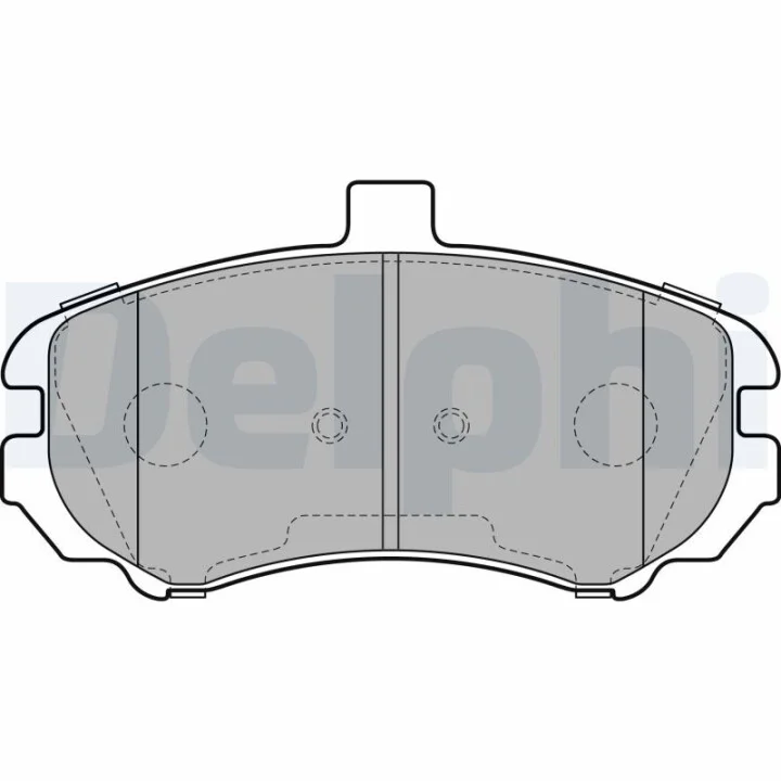 A_Гальмівні колодки дискові HYUNDAI Elantra "F "03-05 Delphi LP2150 (фото 1)