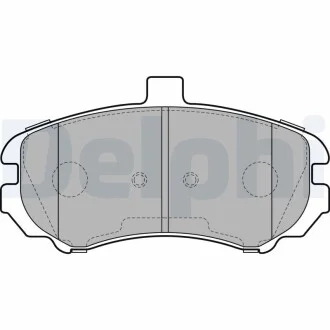 A_Гальмівні колодки дискові HYUNDAI Elantra "F "03-05 Delphi LP2150
