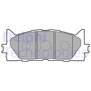Комплект тормозных колодок Delphi LP2169