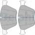 Тормозные колодки дисковые BMW 5(F07)/X6(E71) "F "09>> Delphi LP2210 (фото 1)
