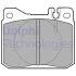 Тормозные колодки дисковые MERCEDES 200(W123)/300(W126)/450(R107) "F "79-91 Delphi LP221 (фото 1)
