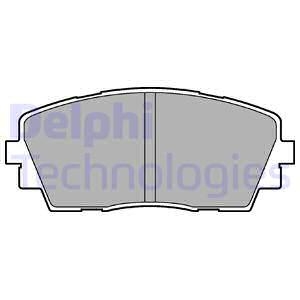 Тормозные колодки дисковые KIA Picanto "F "11-14 Delphi LP2296