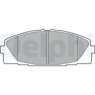 Тормозные колодки дисковые TOYOTA Hiace "F "05>> Delphi LP2473