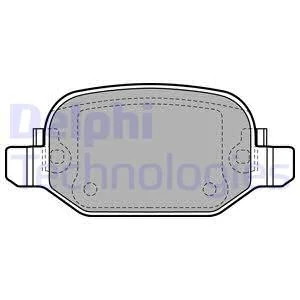 Гальмівні колодки, дискові Delphi LP2475