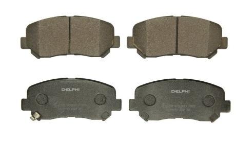 Тормозные колодки, дисковые Delphi LP2481 (фото 1)