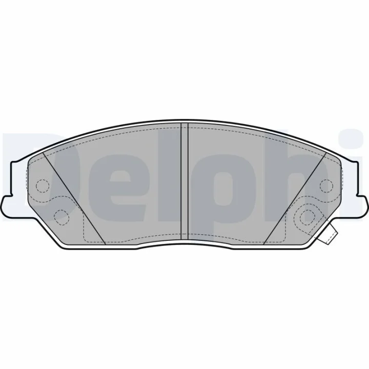 Тормозные колодки дисковые TOYOTA Camry VIII (XV50) "F "11-18 Delphi LP2714 (фото 1)