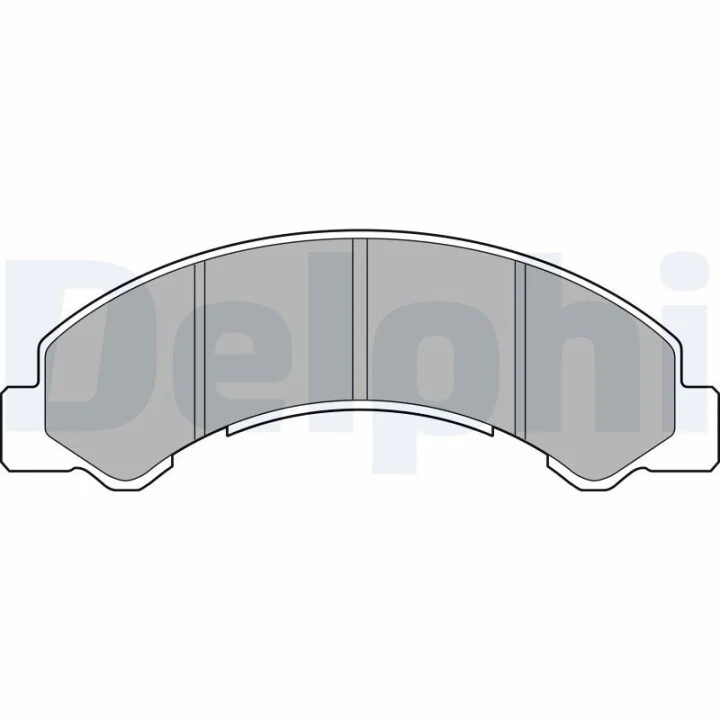 DELPHI к-т гальмівних колодок TOYOTA DYNA 06- Delphi LP2769 (фото 1)