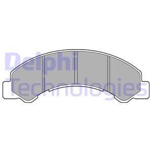 К-т гальмівних колодок TOYOTA DYNA 06- Delphi LP2769