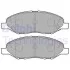 Колодки тормозные (передние) Nissan Micra II/III 92-10/Note 06-12/Tiida 07-12 Delphi LP3169 (фото 1)