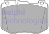 Гальмівні колодки, дискові Delphi LP3172 (фото 1)