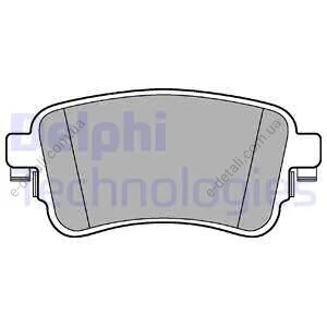 Тормозные колодки, дисковые Delphi LP3261 (фото 1)