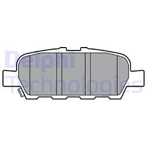 Тормозные колодки, дисковые Delphi LP3375
