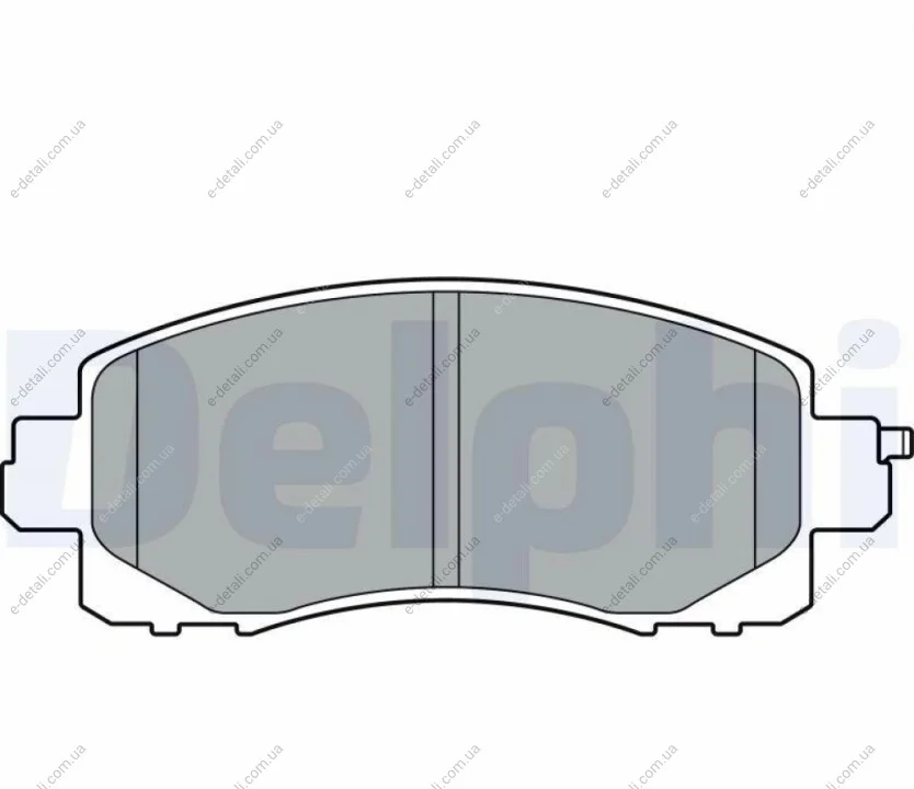Колодки тормозные (передние) Subaru Impreza 16-/Forester 18-/XV 17- Delphi LP3411 (фото 1)